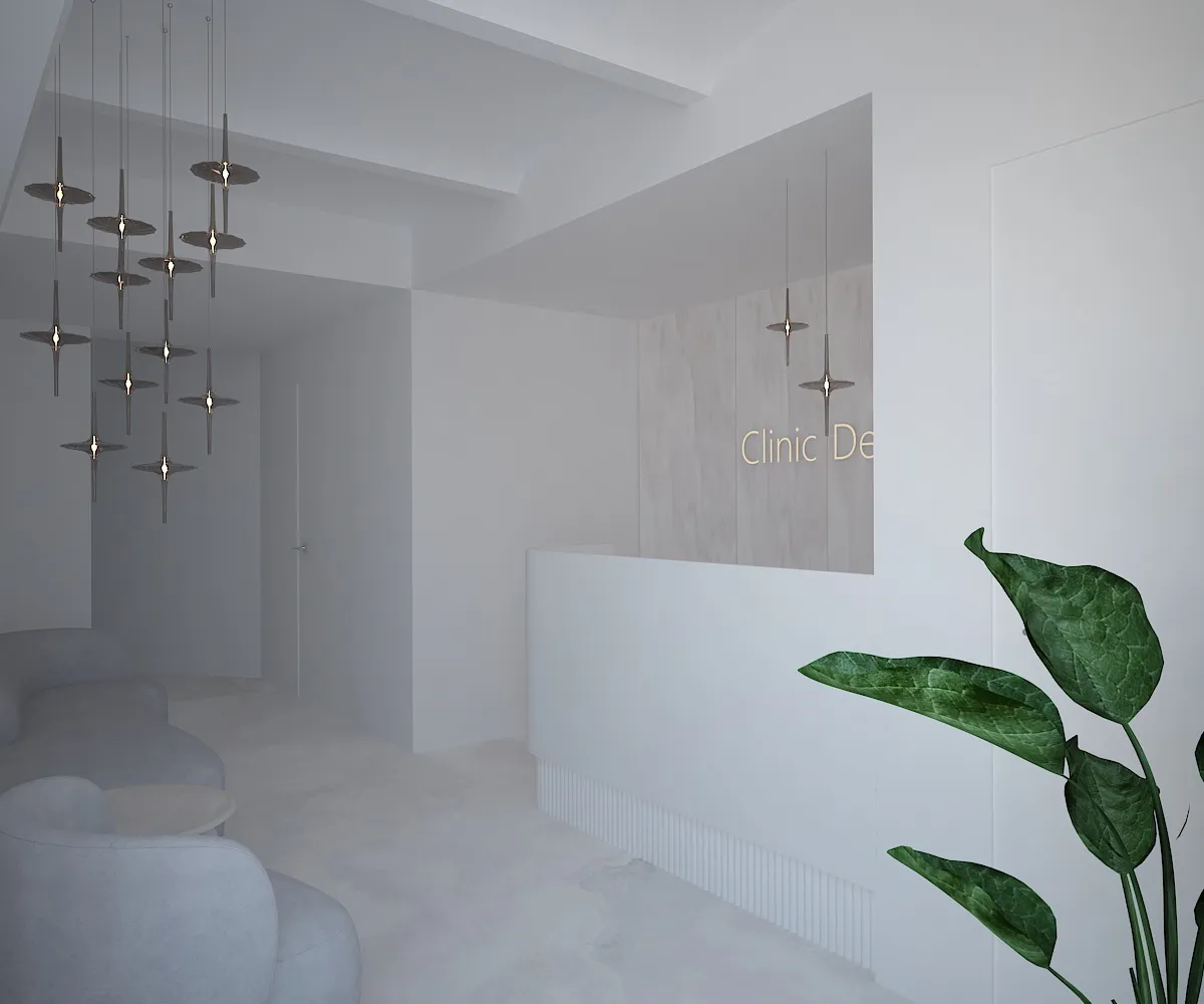 Projekt wnętrz Klinika – AM Design Studio Poznań