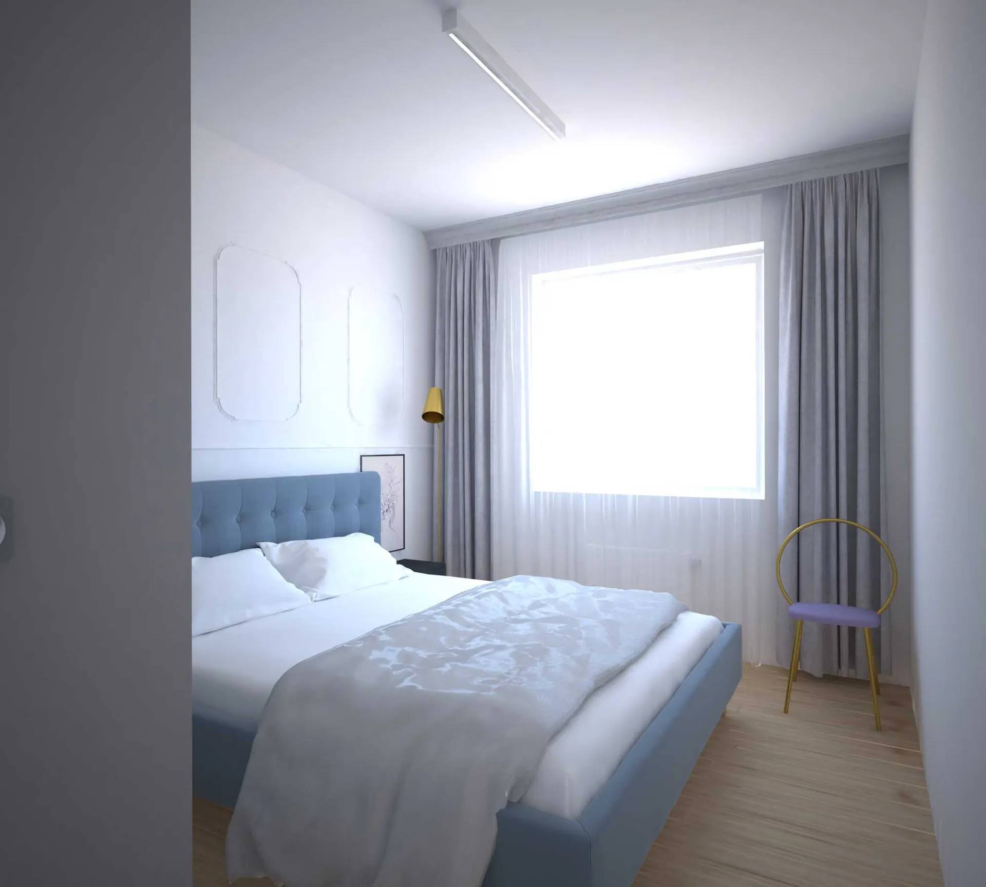 River House Apartment – aranżacja wnętrz AM Design Studio, zdjęcie 3