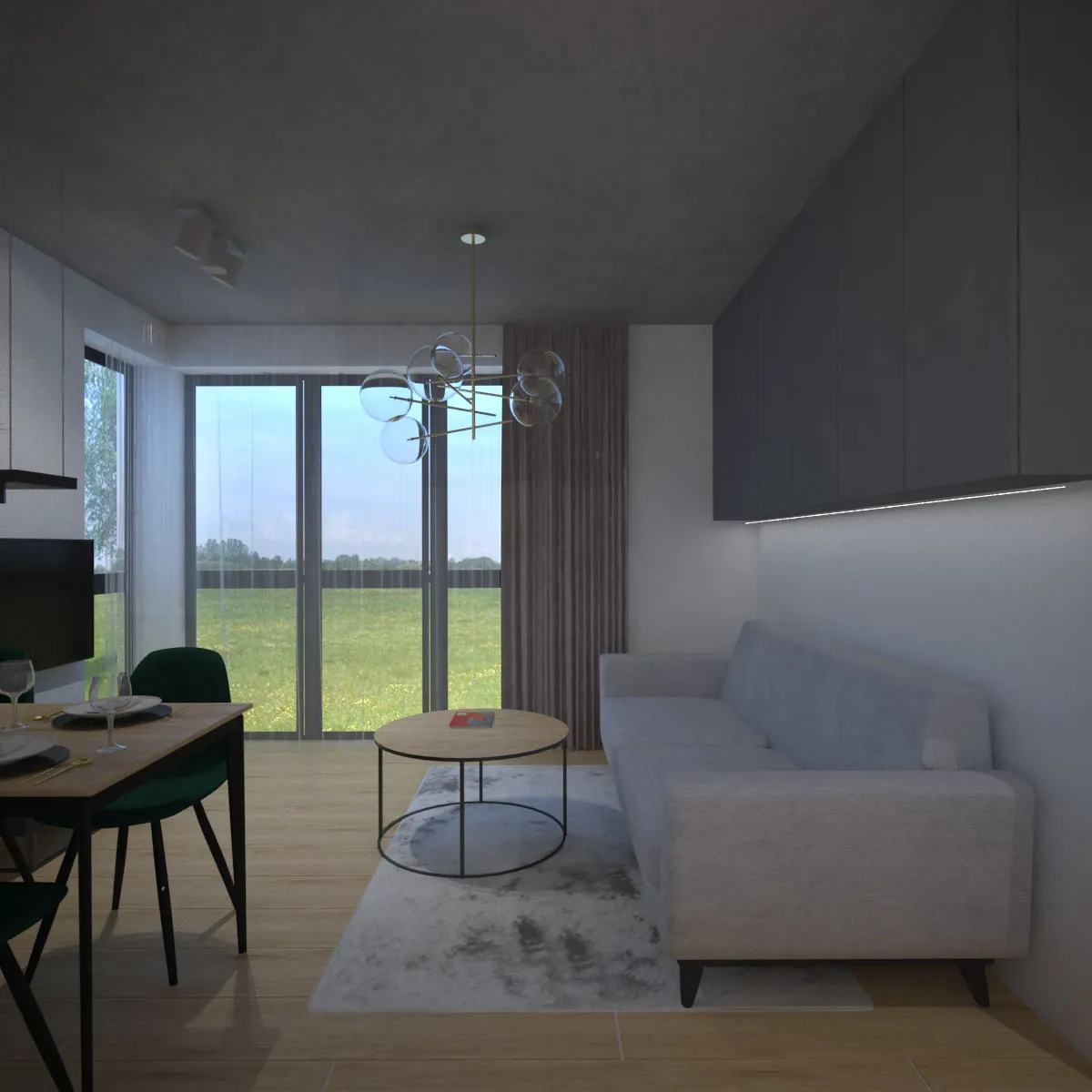 Warta Residence – aranżacja wnętrz AM Design Studio, zdjęcie 3