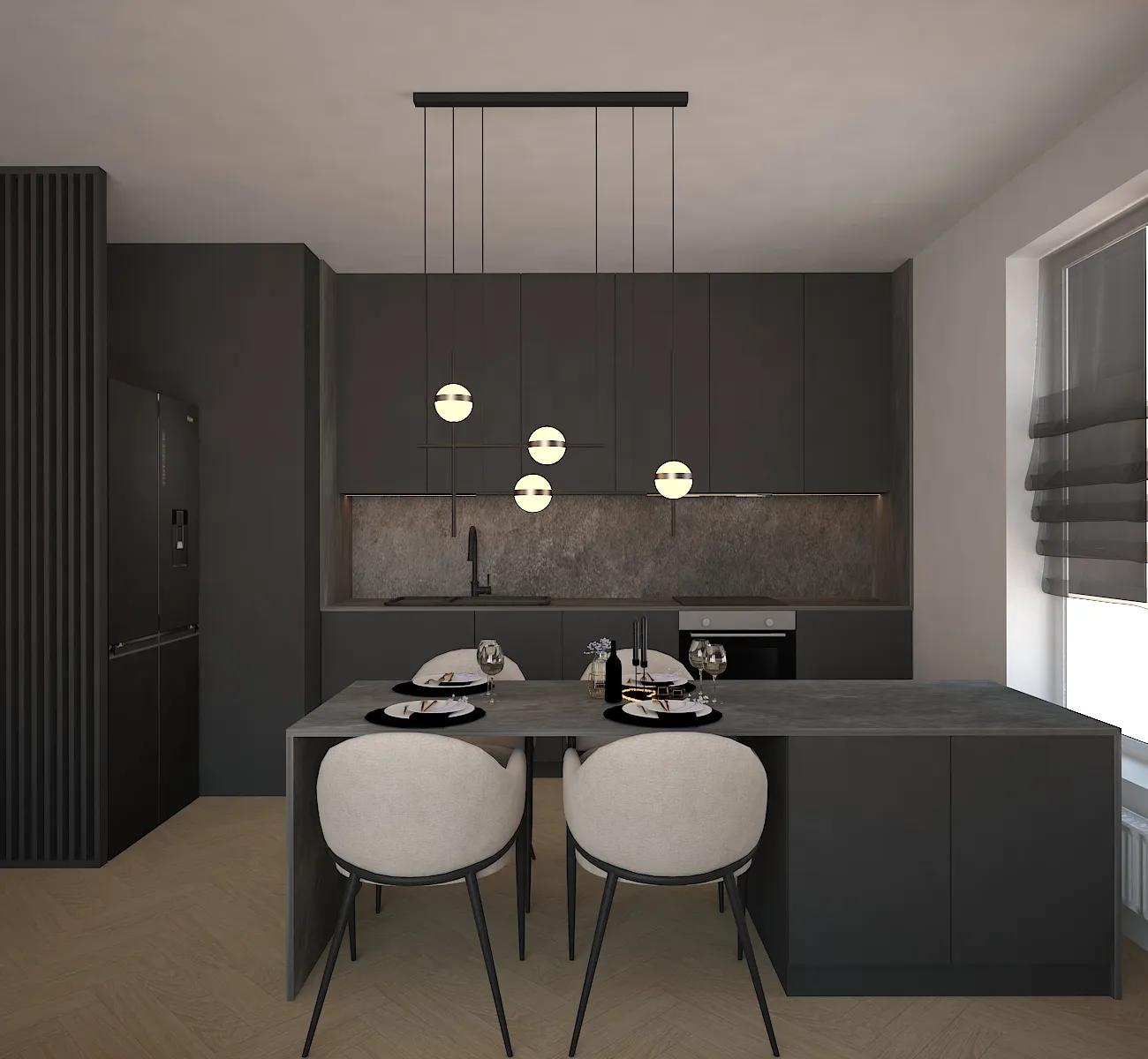 Żegrze – aranżacja wnętrz AM Design Studio, zdjęcie 4