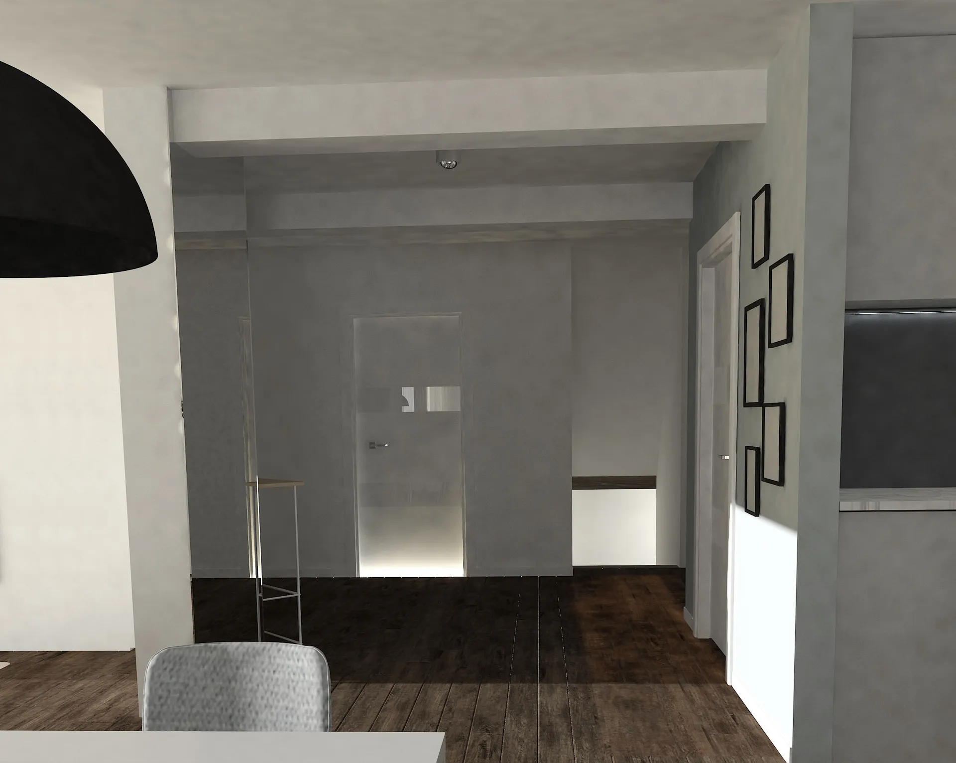 Wizualizacje – proces realizacji projektu wnętrz AM Design Studio Poznań